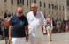 O ČEMU LI SE RAZGOVARALO? Josip Radeljak Dikan i Asim Kurjak u šetnji Stradunom 