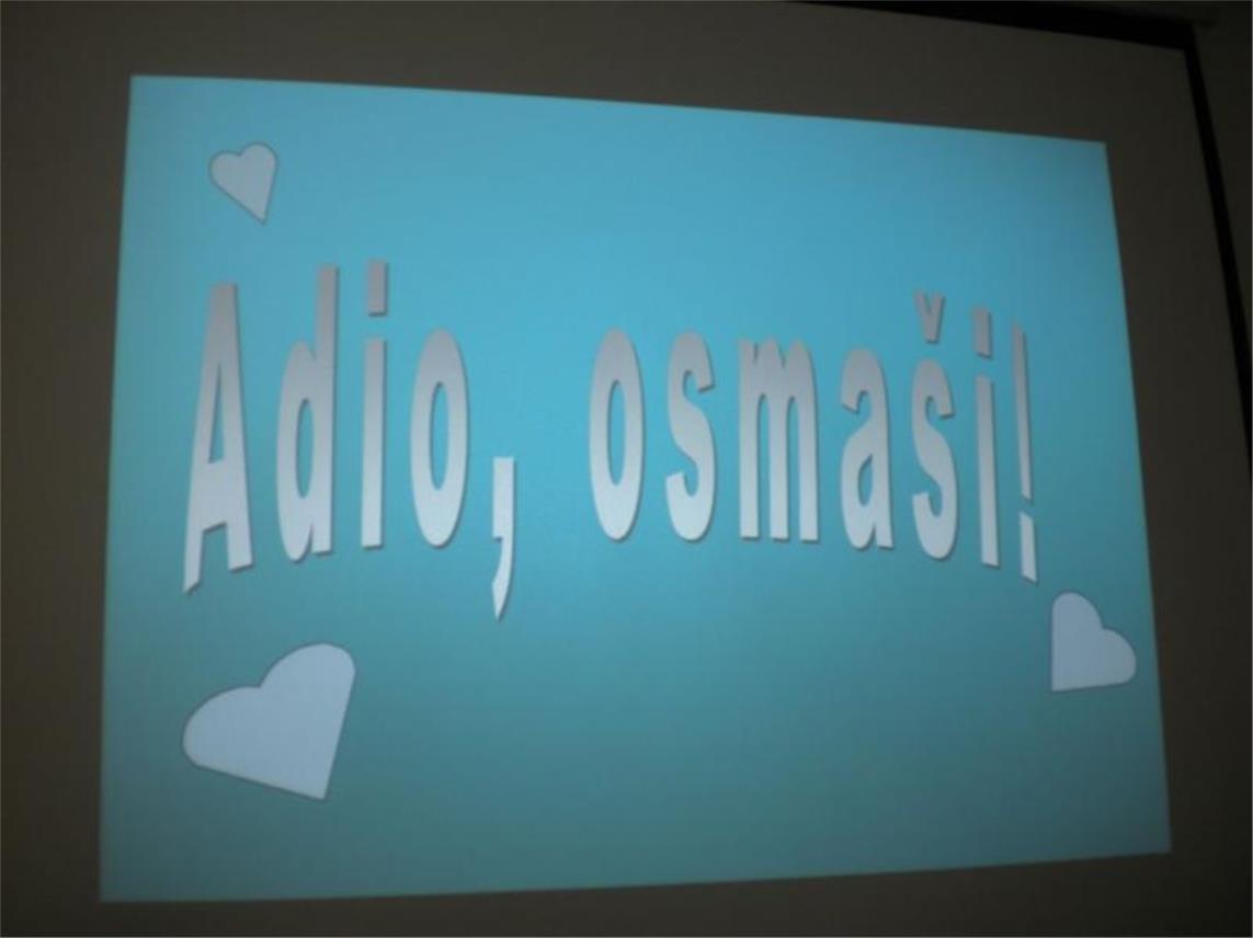 Adio osmaši  0