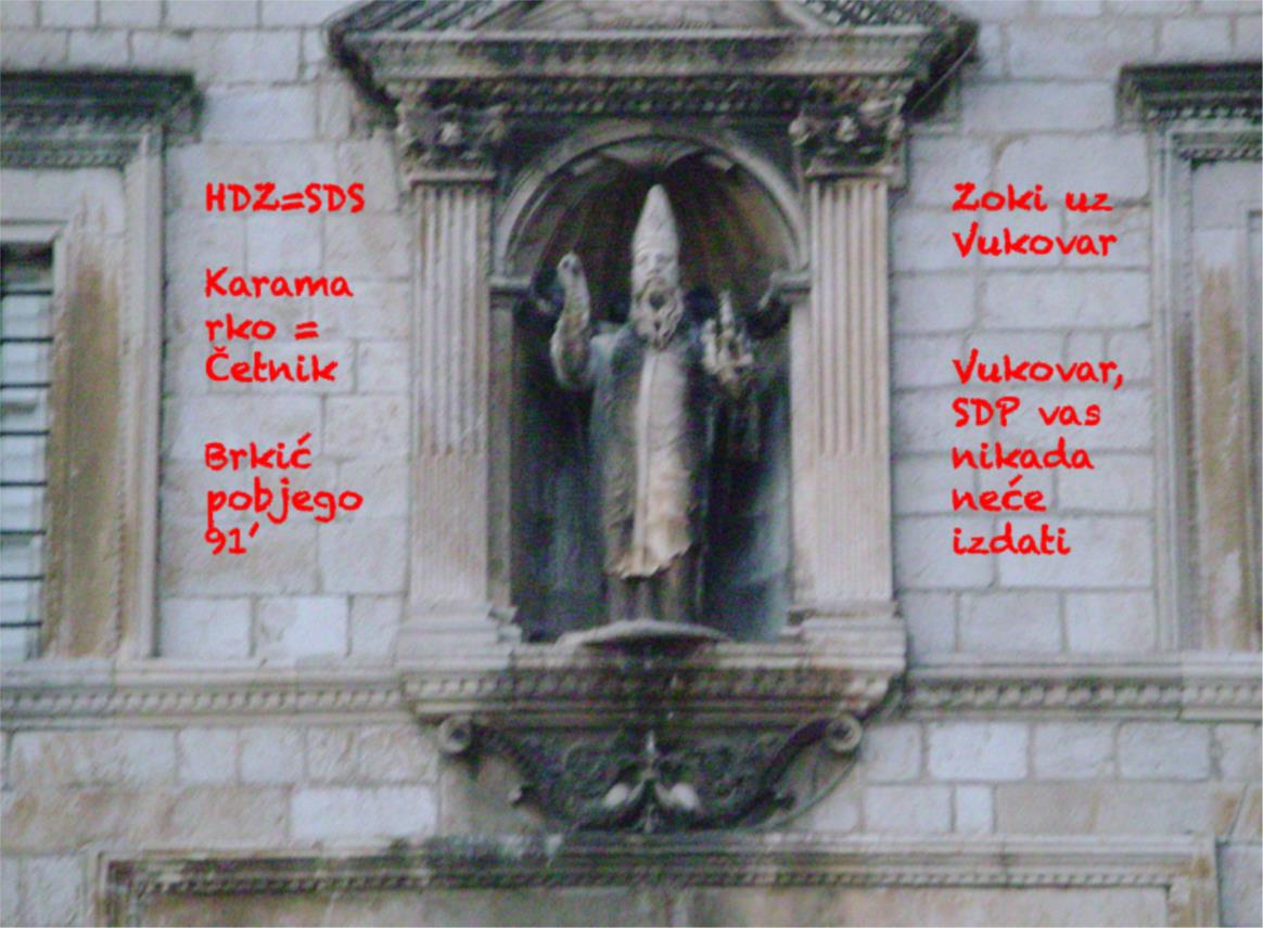 Neprimjerene parole u Dubrovniku