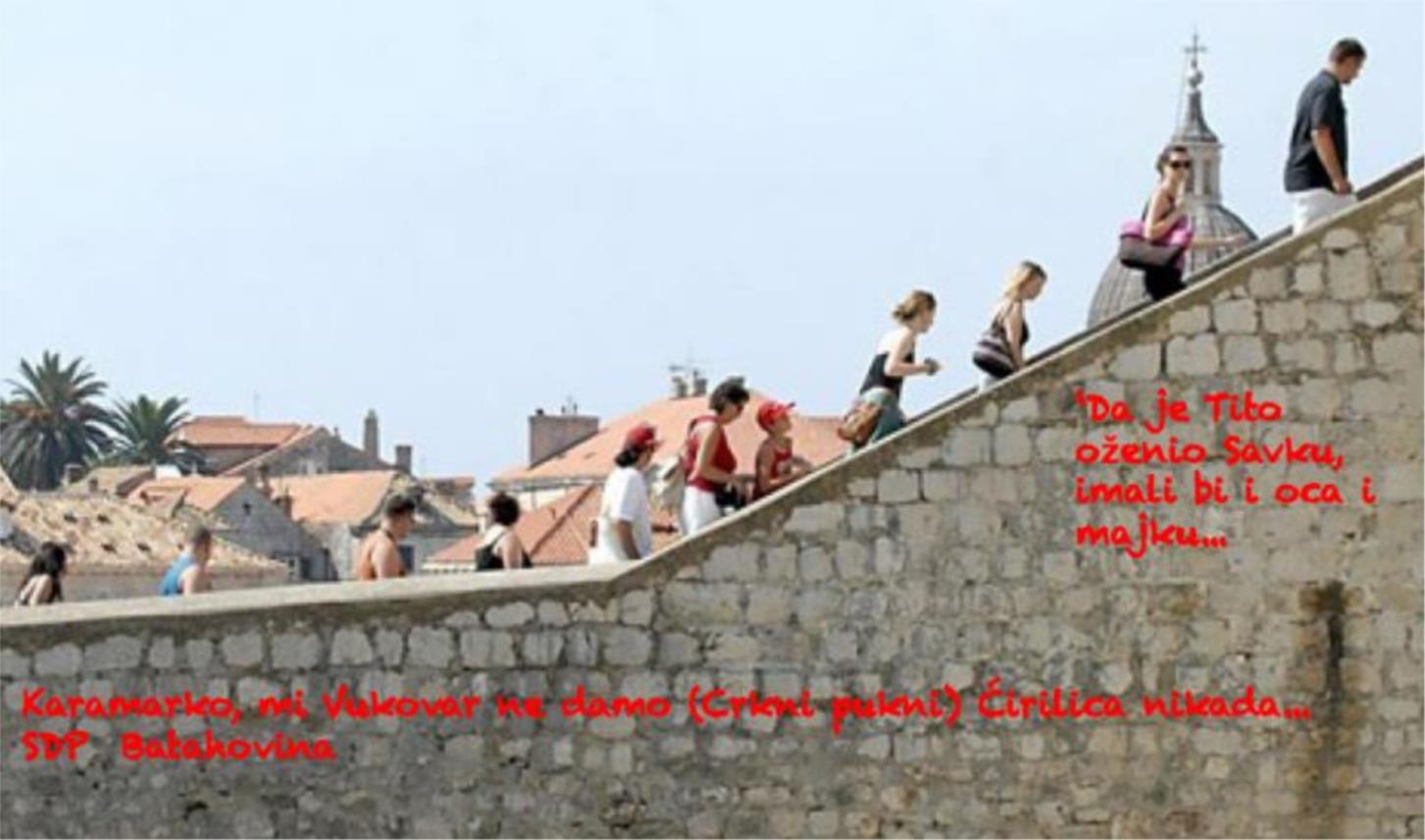 Neprimjerene parole u Dubrovniku