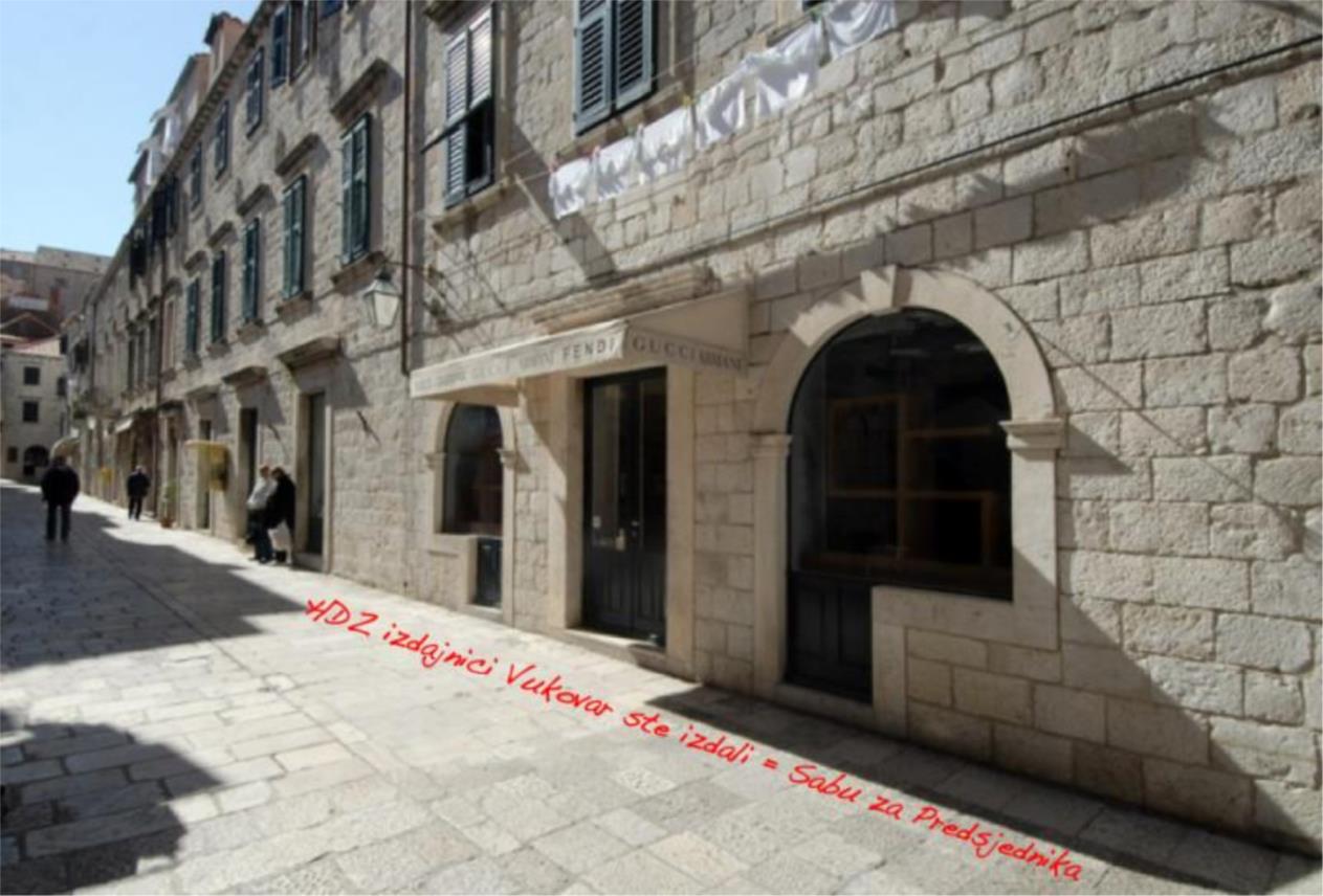 Neprimjerene parole u Dubrovniku