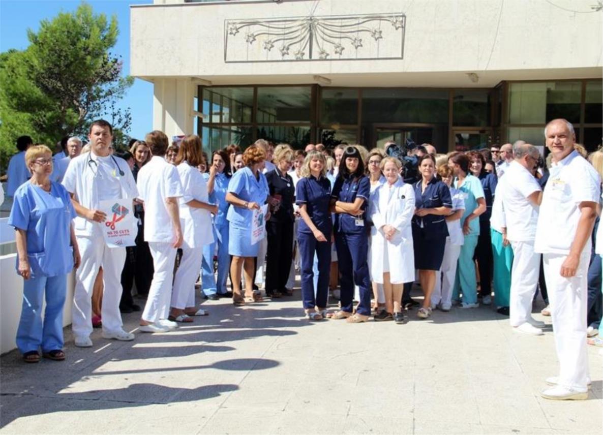 Treći dan štrajka u OB Dubrovnik 0