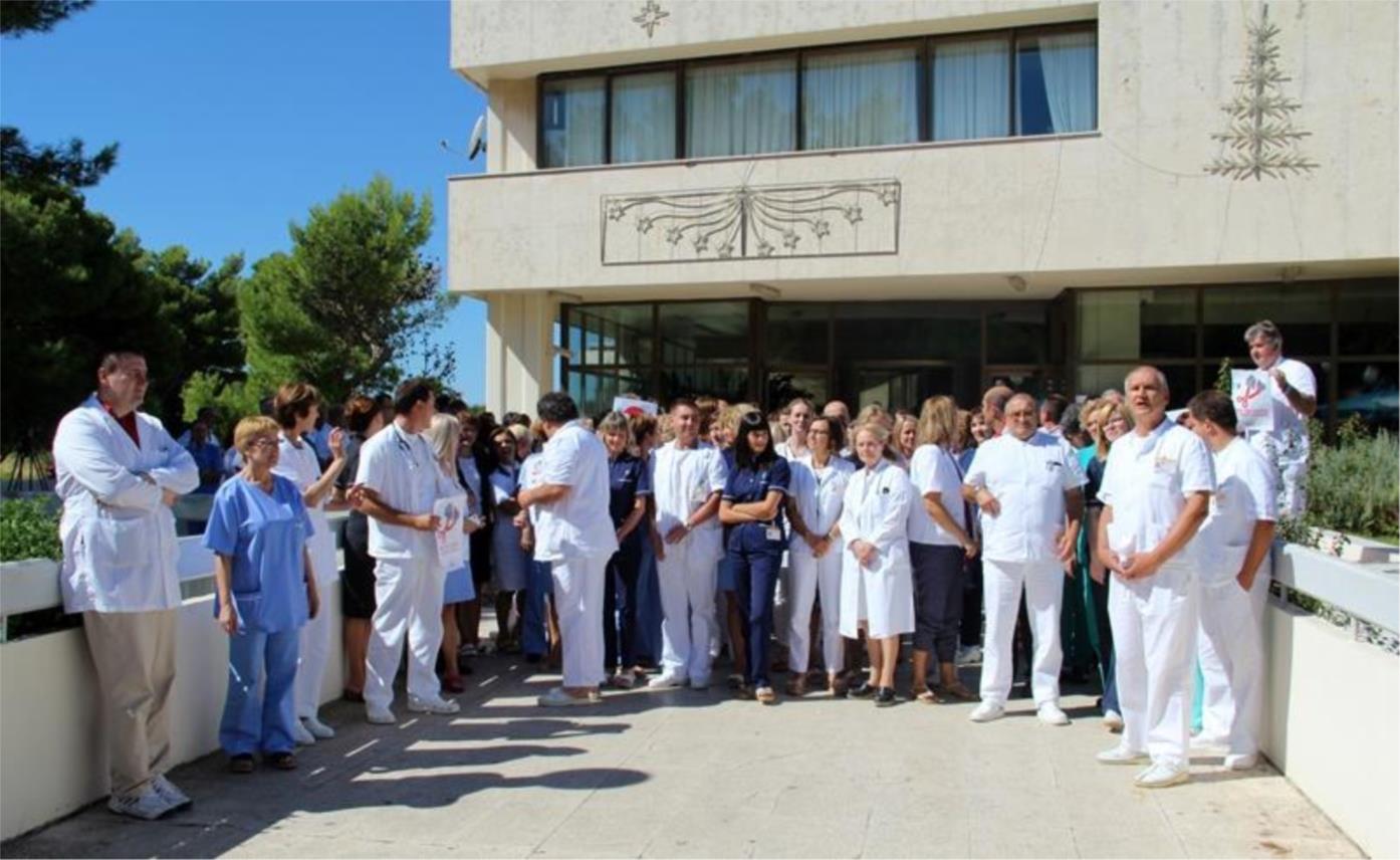 Treći dan štrajka u OB Dubrovnik 0