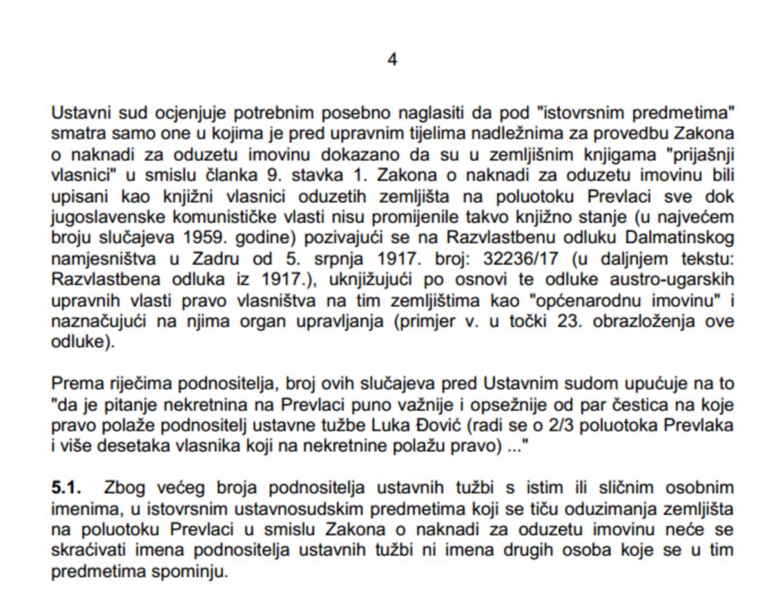 Prevlaka rjesenje