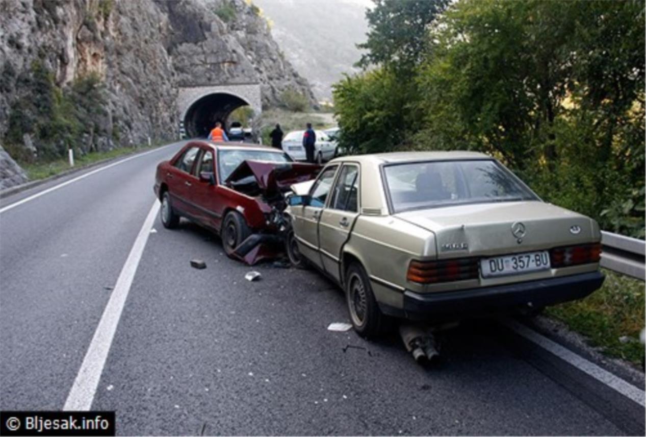 Teška prometna nesreća na Buni