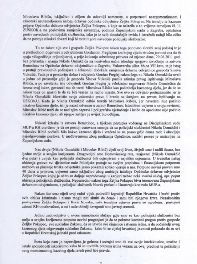 Kaznena prijava 2