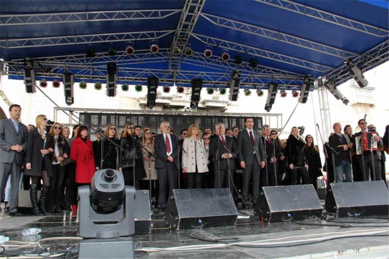 Doček za djecu na Stradunu 0