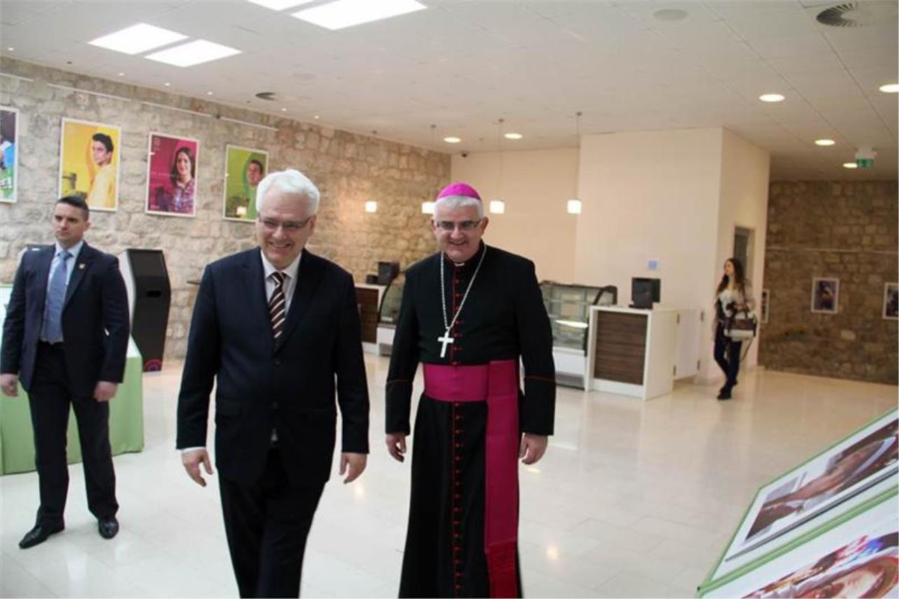 Predsjednik Josipović i dubrovački biskup Mate Uzinić 0