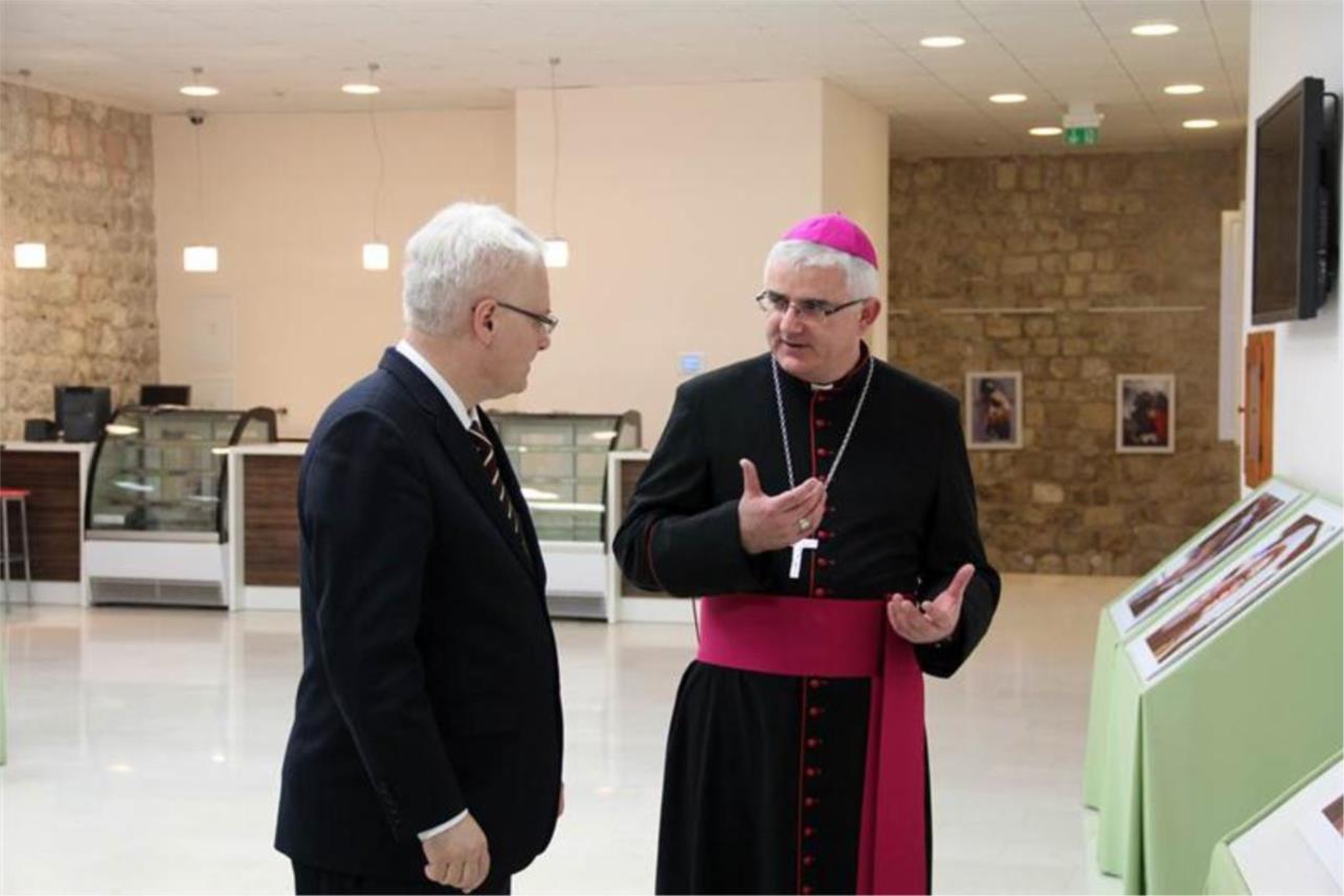 Predsjednik Josipović i dubrovački biskup Mate Uzinić 0