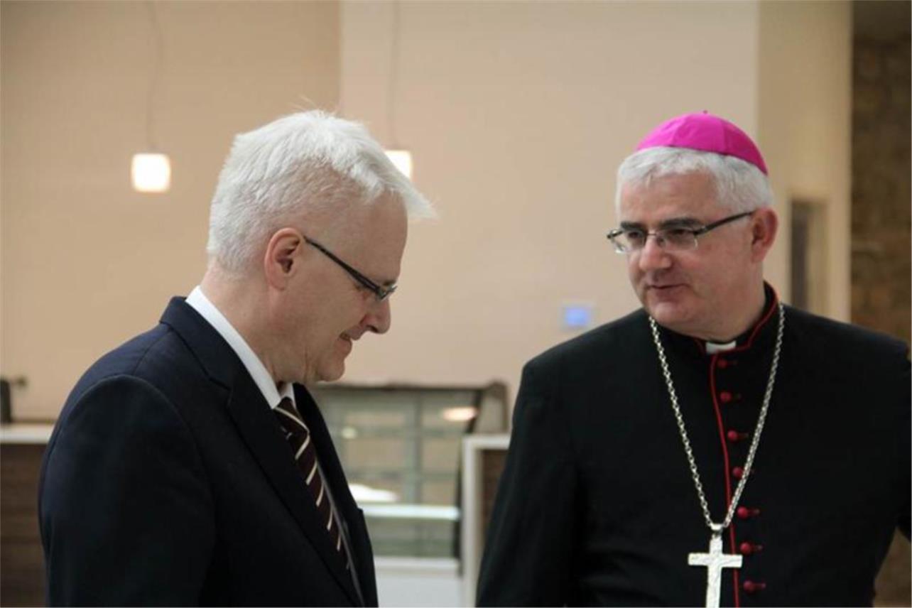 Predsjednik Josipović i dubrovački biskup Mate Uzinić 0