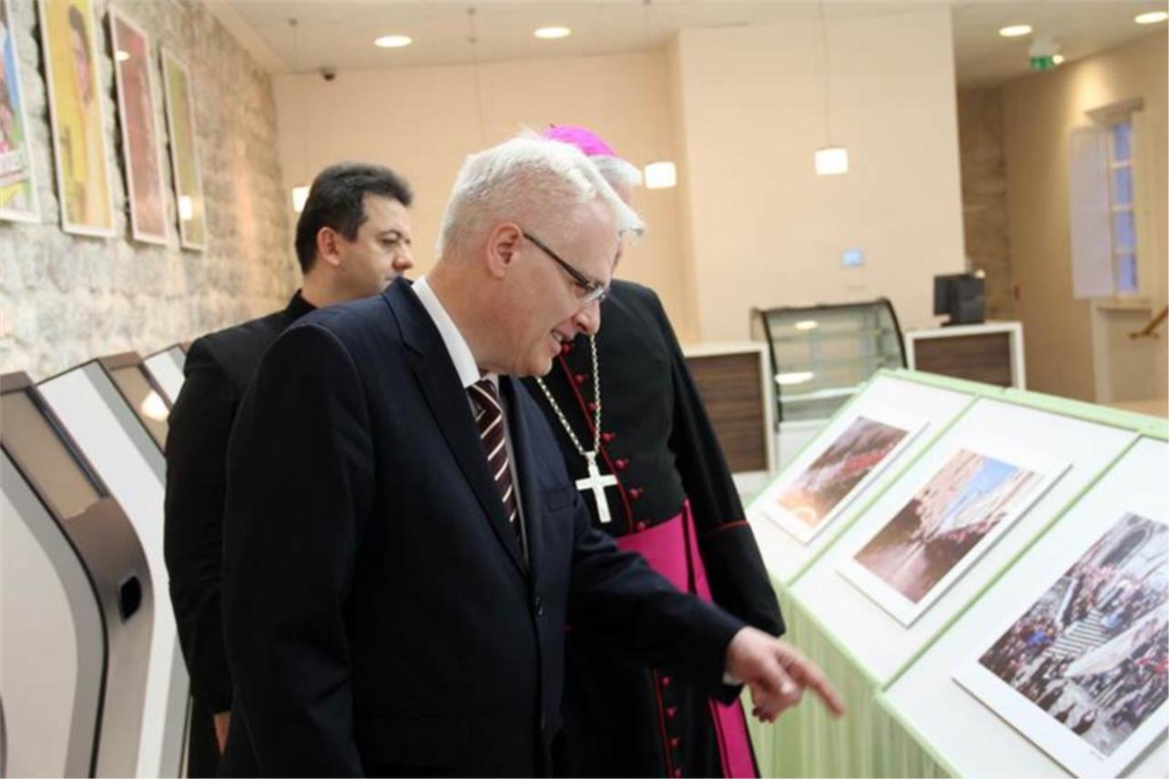 Predsjednik Josipović i dubrovački biskup Mate Uzinić 0