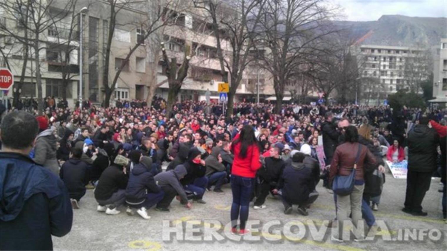 Prosvjedi Mostar 0