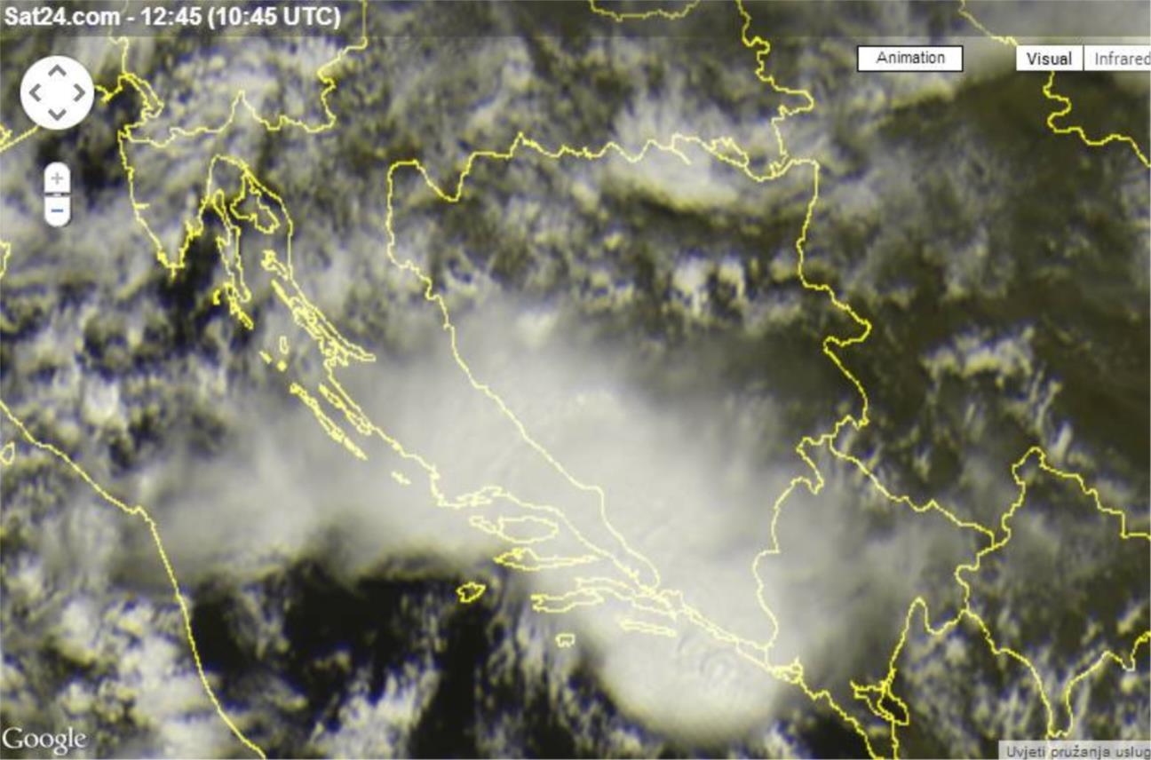 Nevrijeme u Dalmaciji