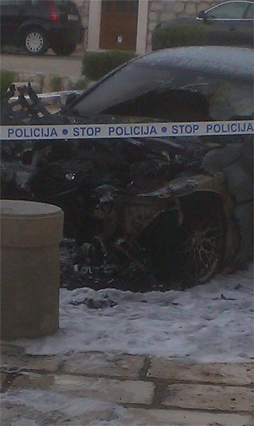 Mokošica požar na autu