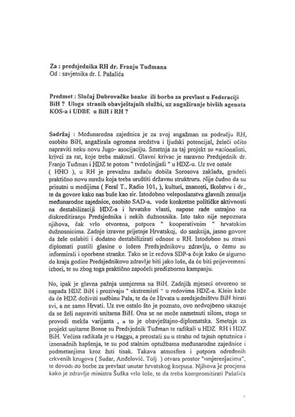 Pismo 1 - Ivić pašalić