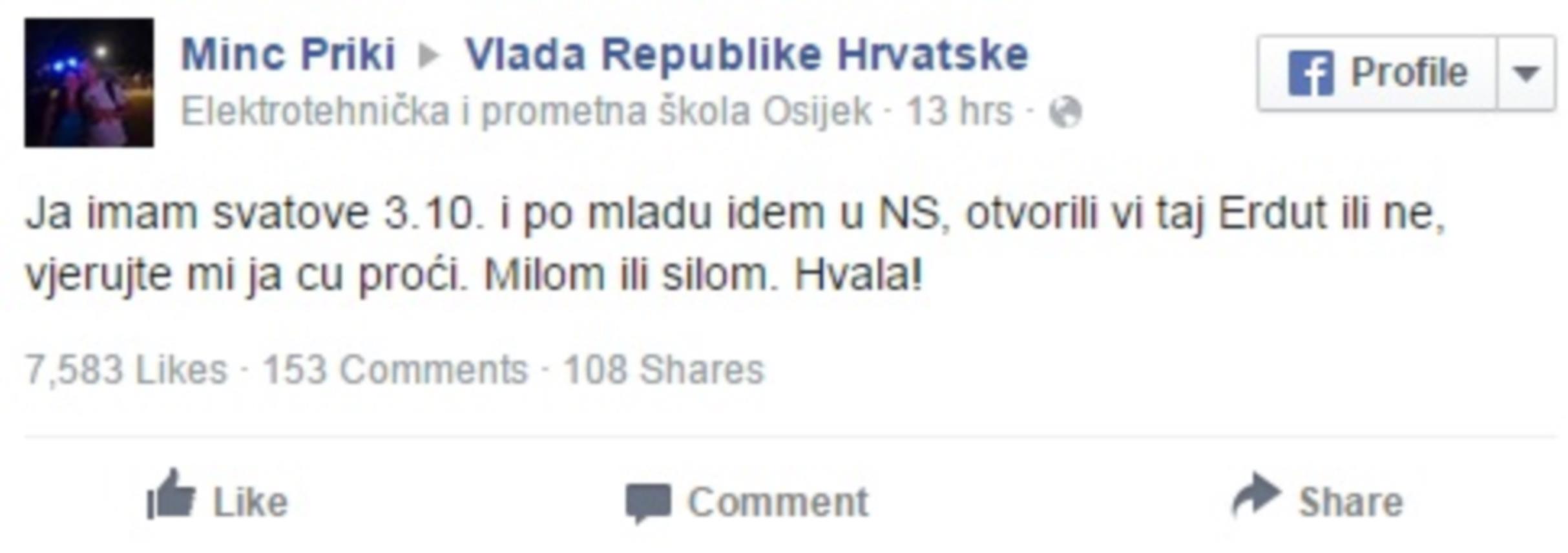 facebook objava