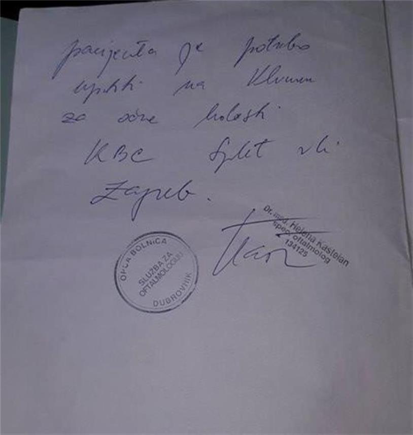 Uputnica za bolnicu 0
