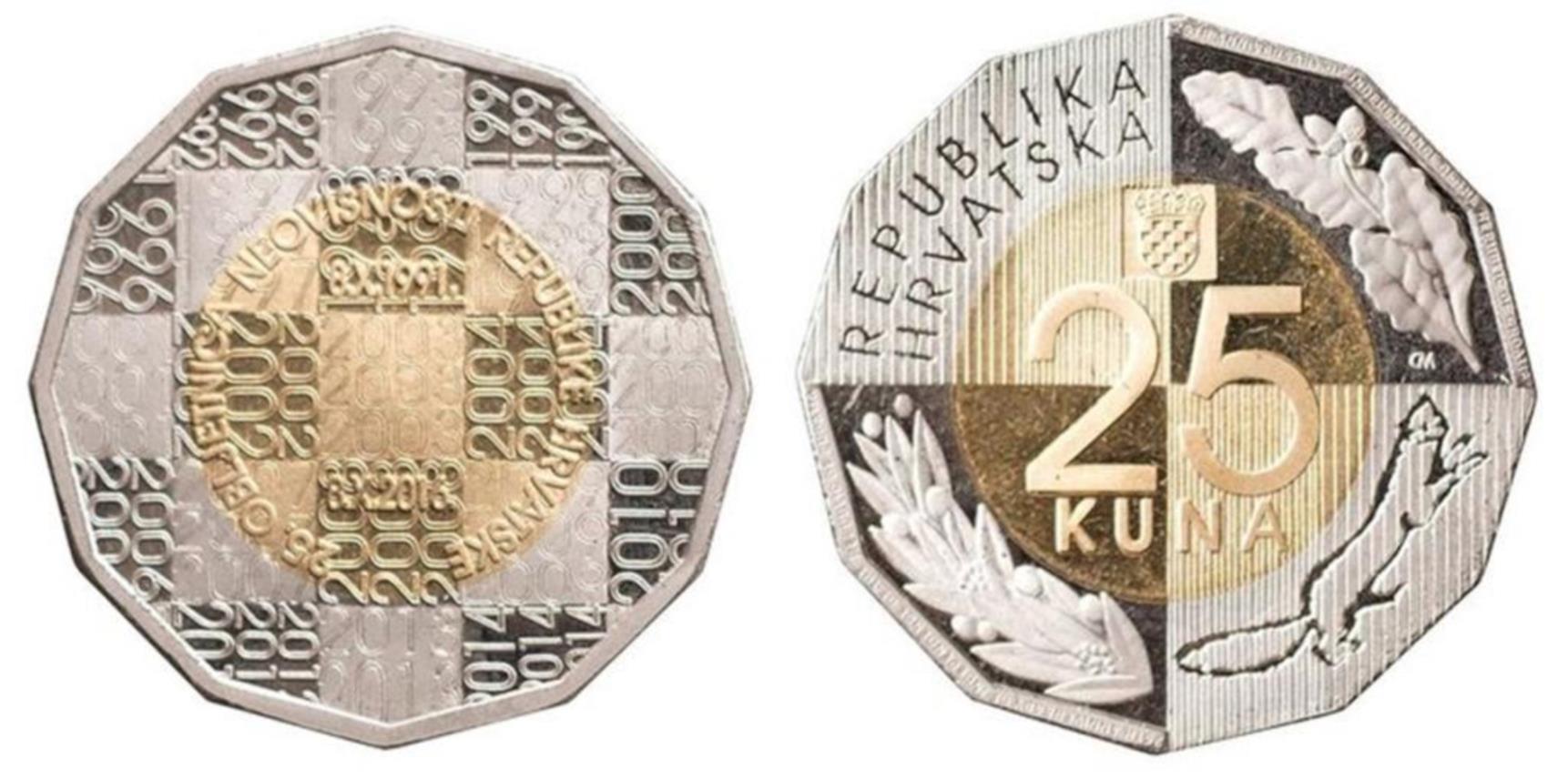 Kovanica 25 kuna