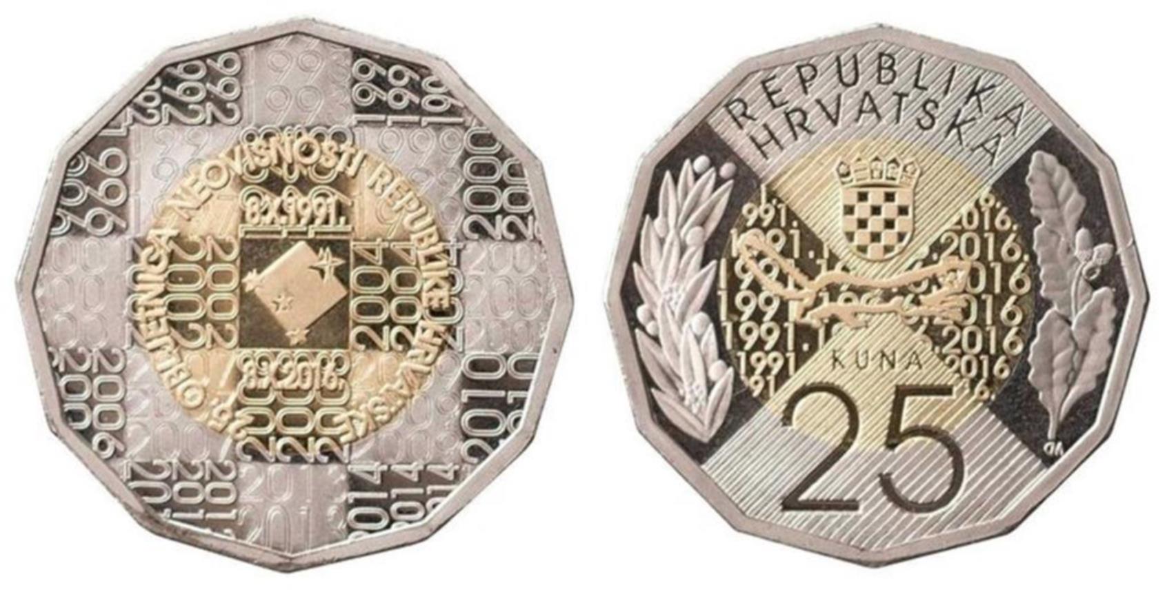 Kovanica 25 kuna