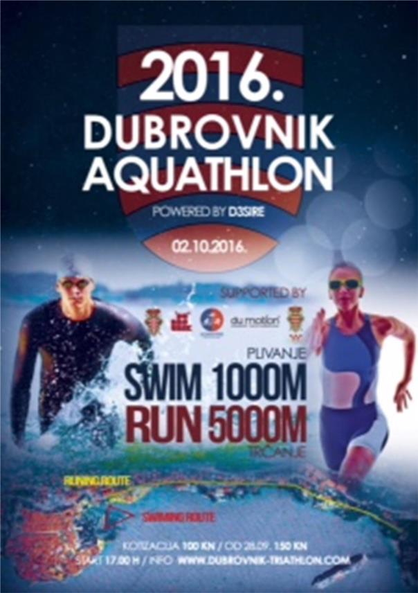 Plakat - Dubrovnik Aquathlon