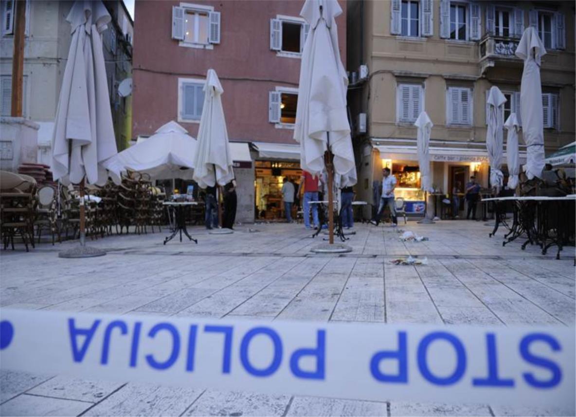 Tučnjava navijača u Splitu uoči utakmice Hrvatska - Gruzija