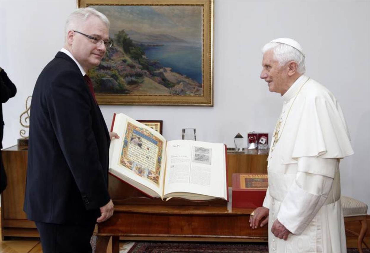 Papa kod predsjednika Josipovića