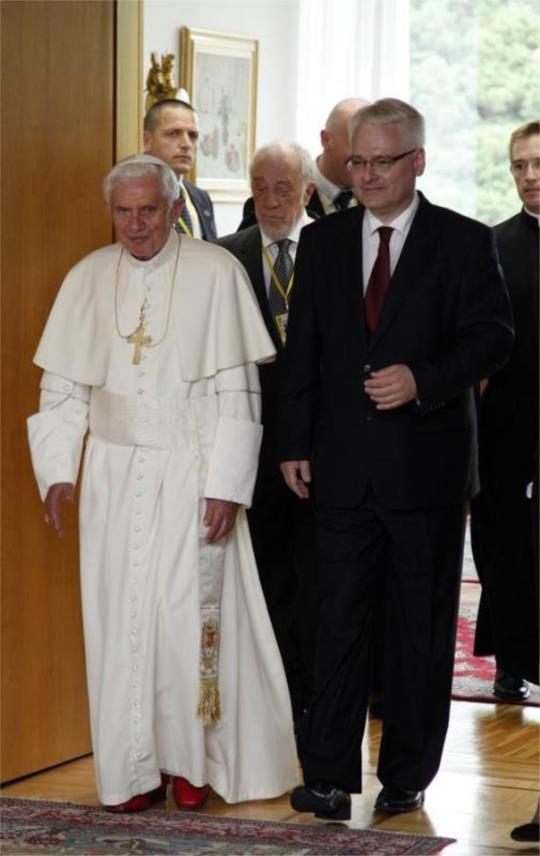 Papa kod predsjednika Josipovića