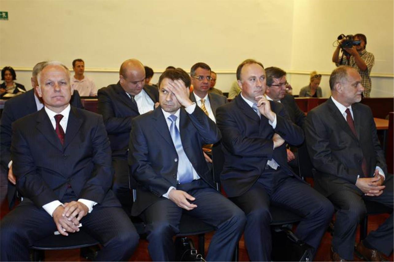 Milan Horvat, Zdravko Šestak, Damir Polančec, Darko Marinac, Srđan Mladinić, Josip Pavlović, Saša Romac i Zoran Marković