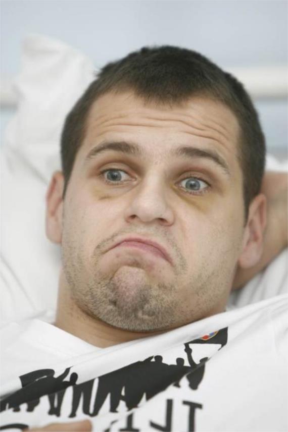 Drago Gabrić u bolnici