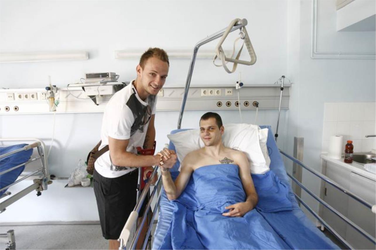 Drago Gabrić u bolnici