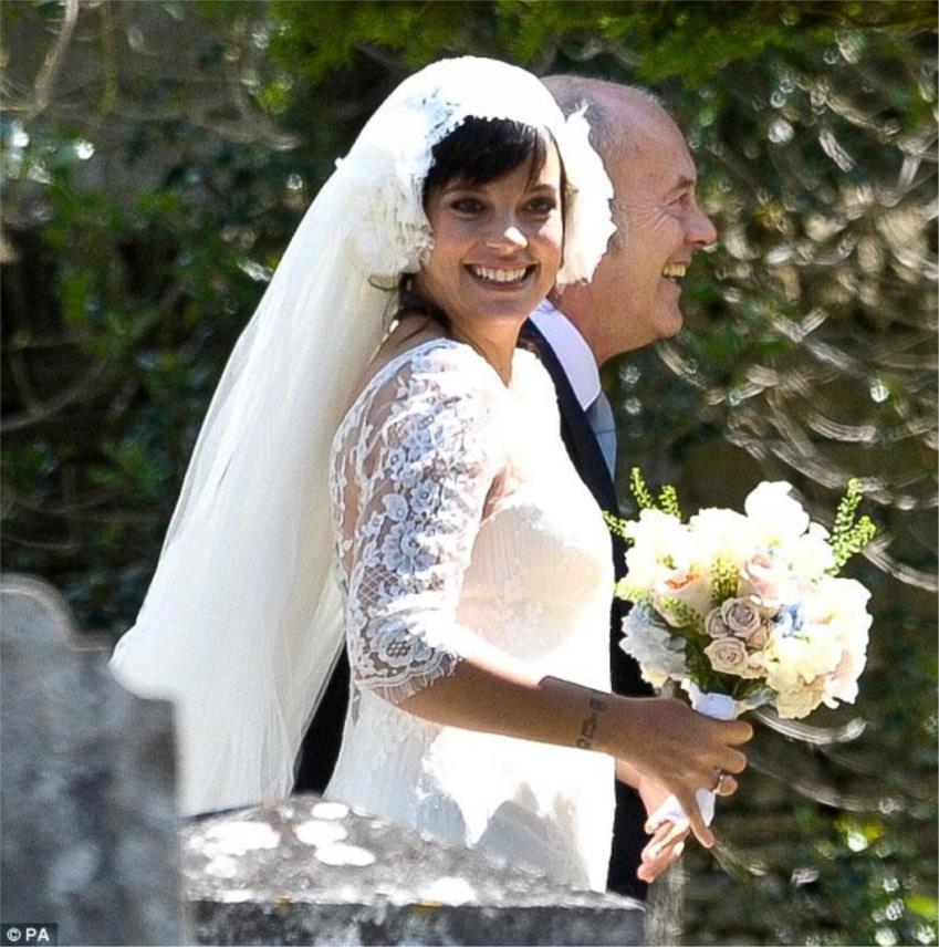 Lily Allen blistala je na vjenčanju