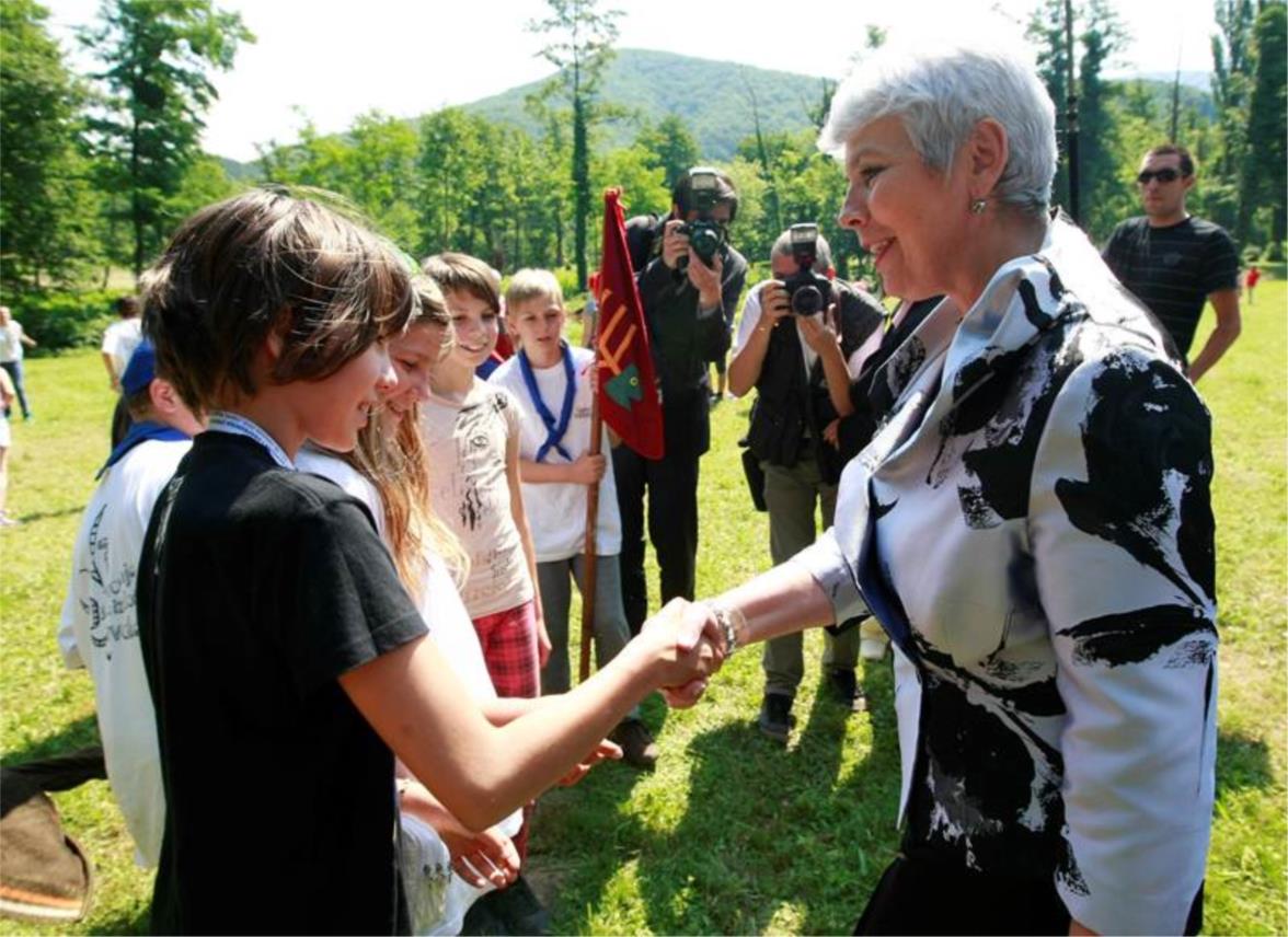 Premijerka Kosor u Gornjoj Bistri