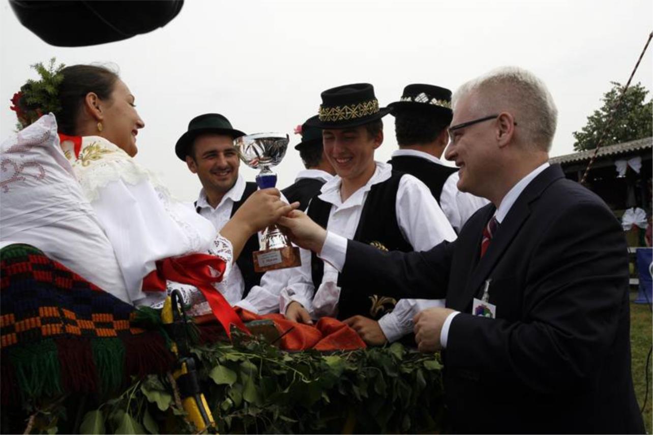 Ivo Josipović na manifestaciji "Konji bijelci"
