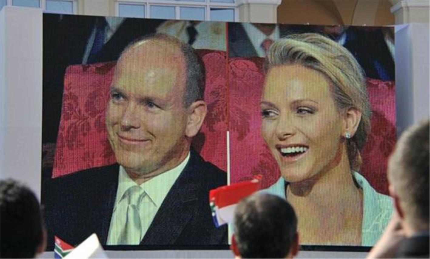 Princ Albert i Charlene Wittstock