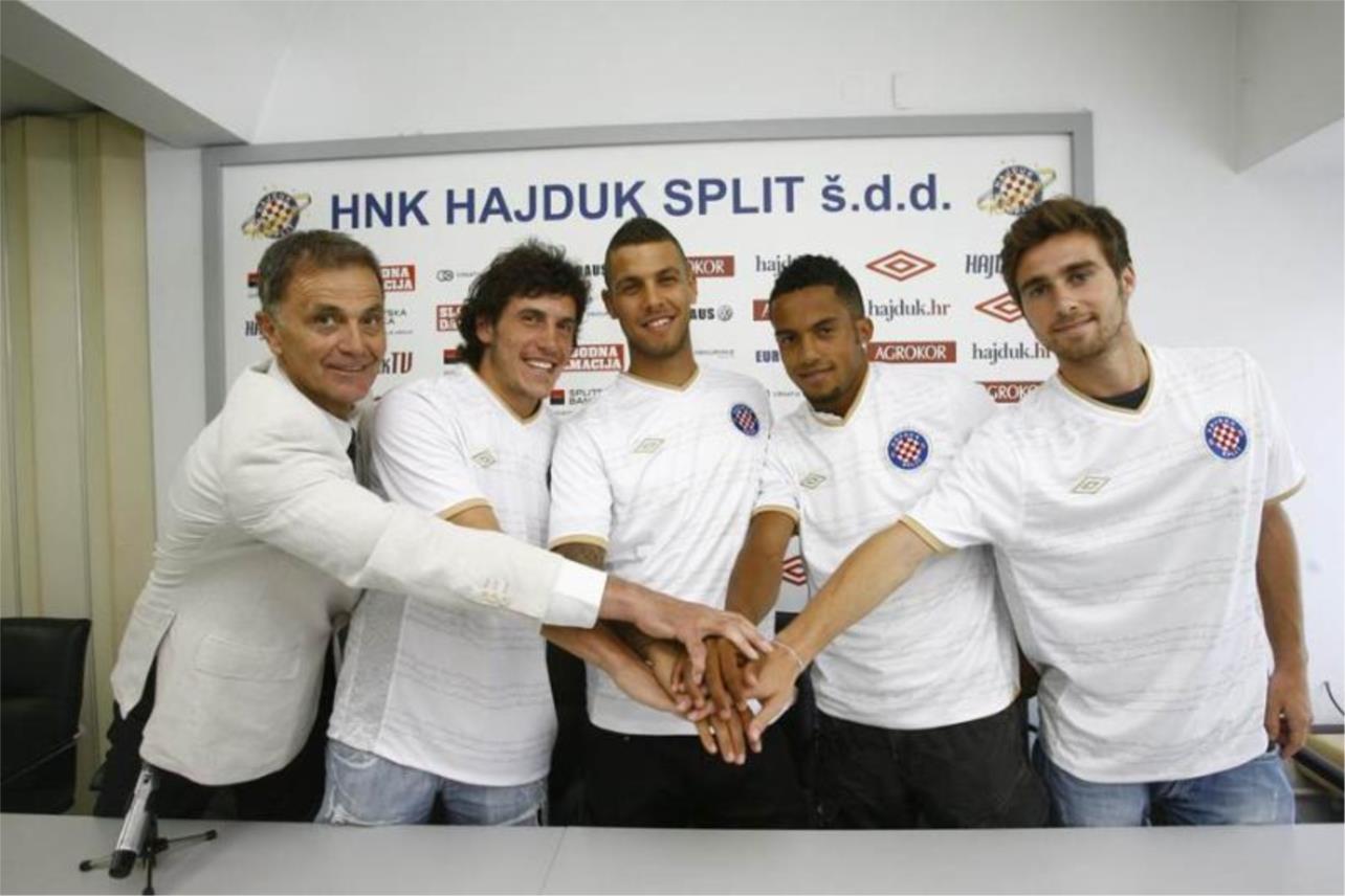 Sportski direktor Milo Nižetić, Vuković, Sarić, Dens i Lima