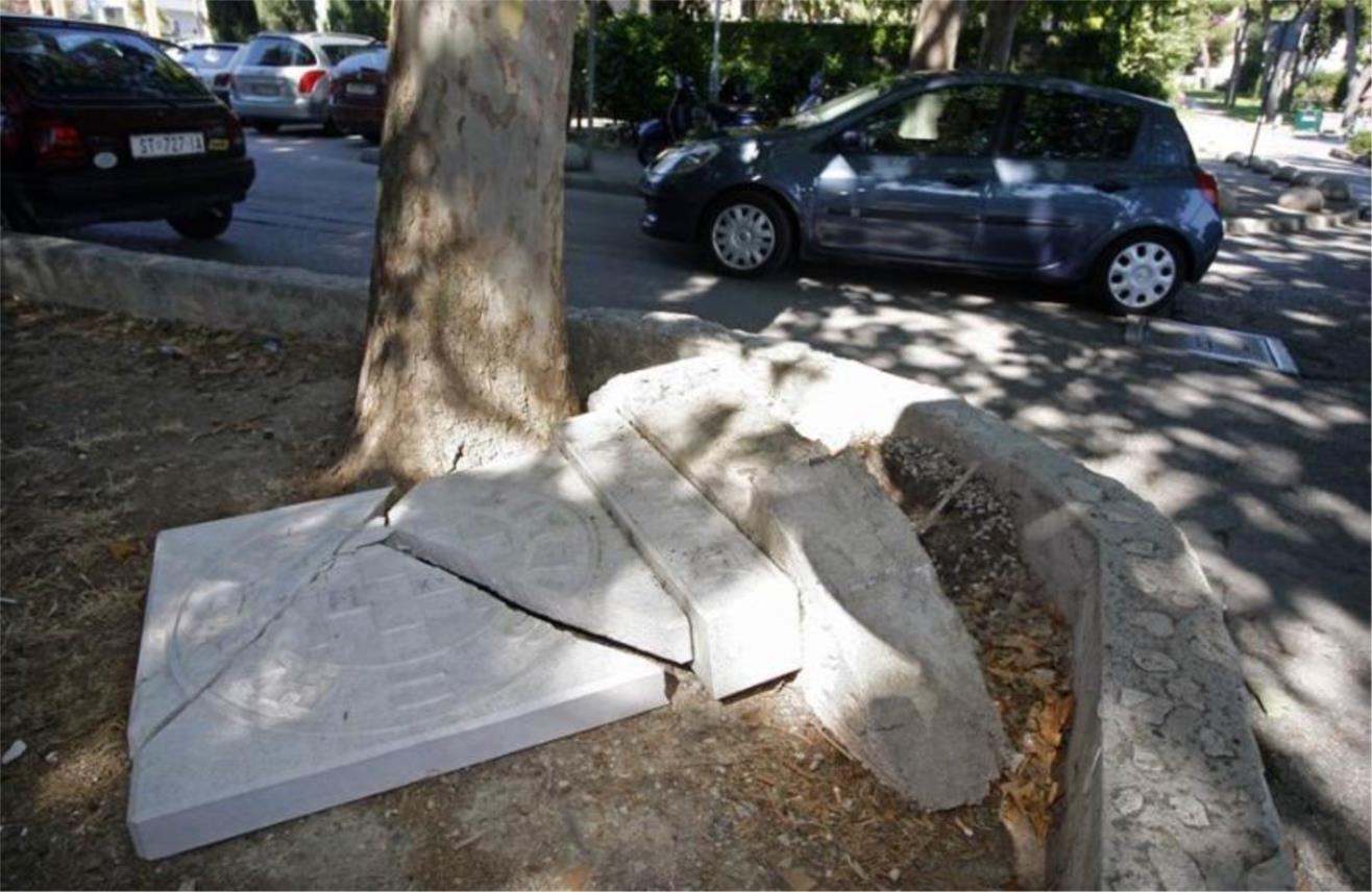Uništen Hajdukov grb na Bačvicama
