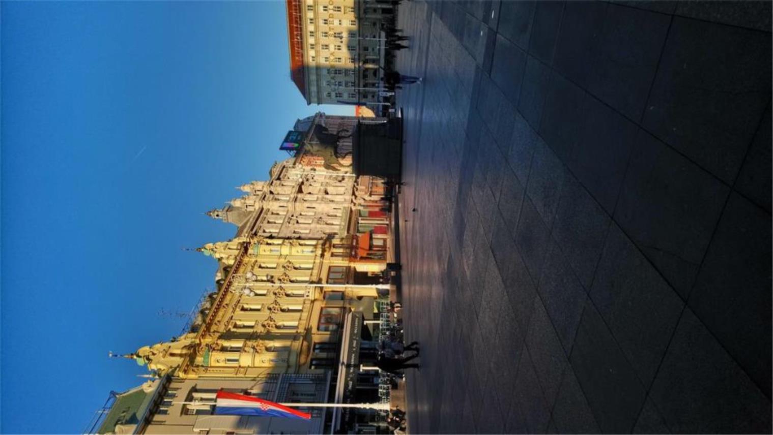 Centar Zagreba prazan 0