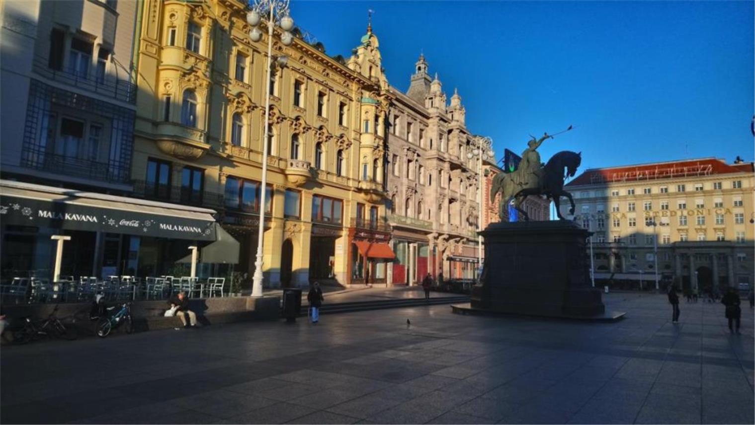 Centar Zagreba prazan 0