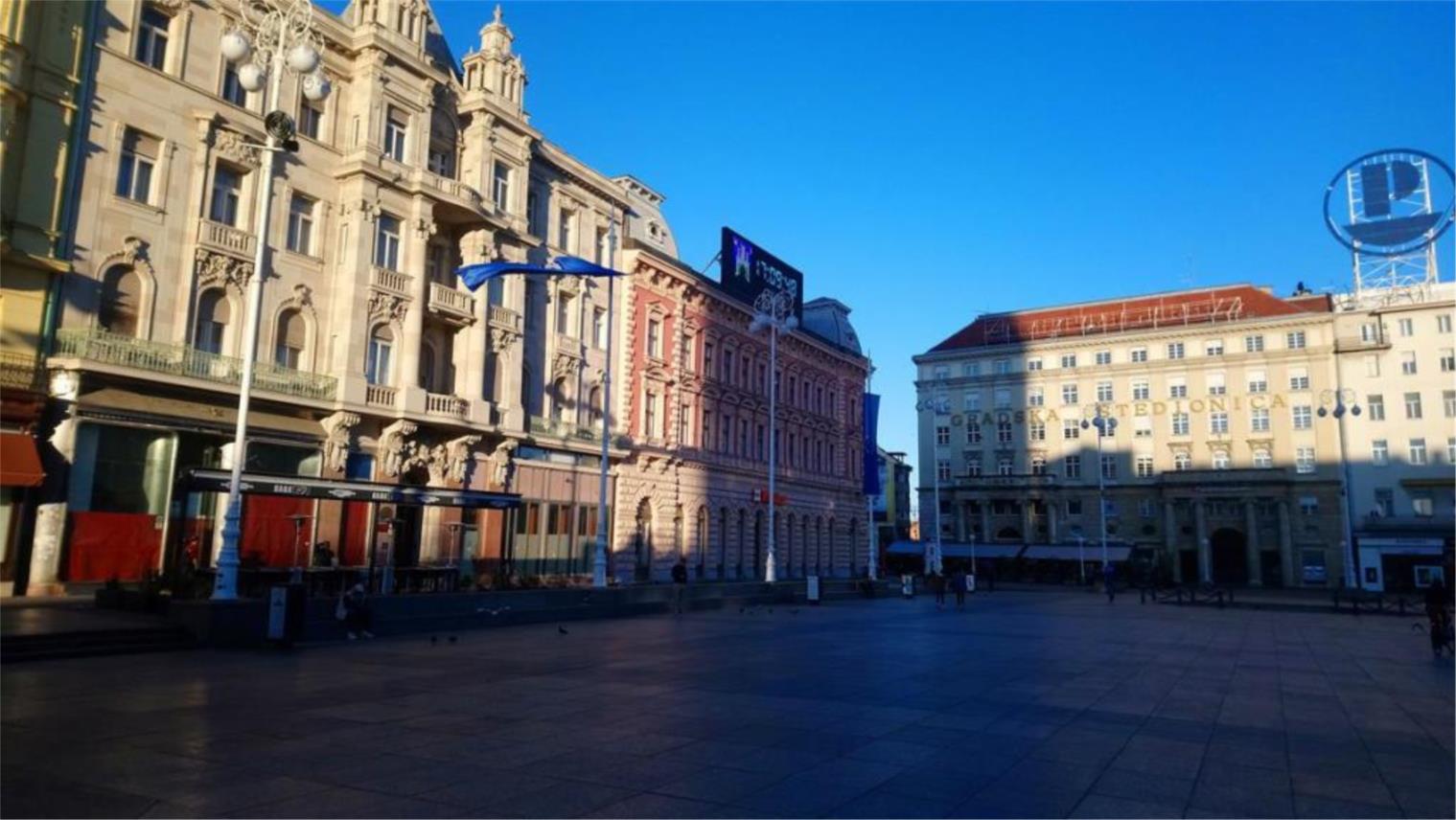 Centar Zagreba prazan 0