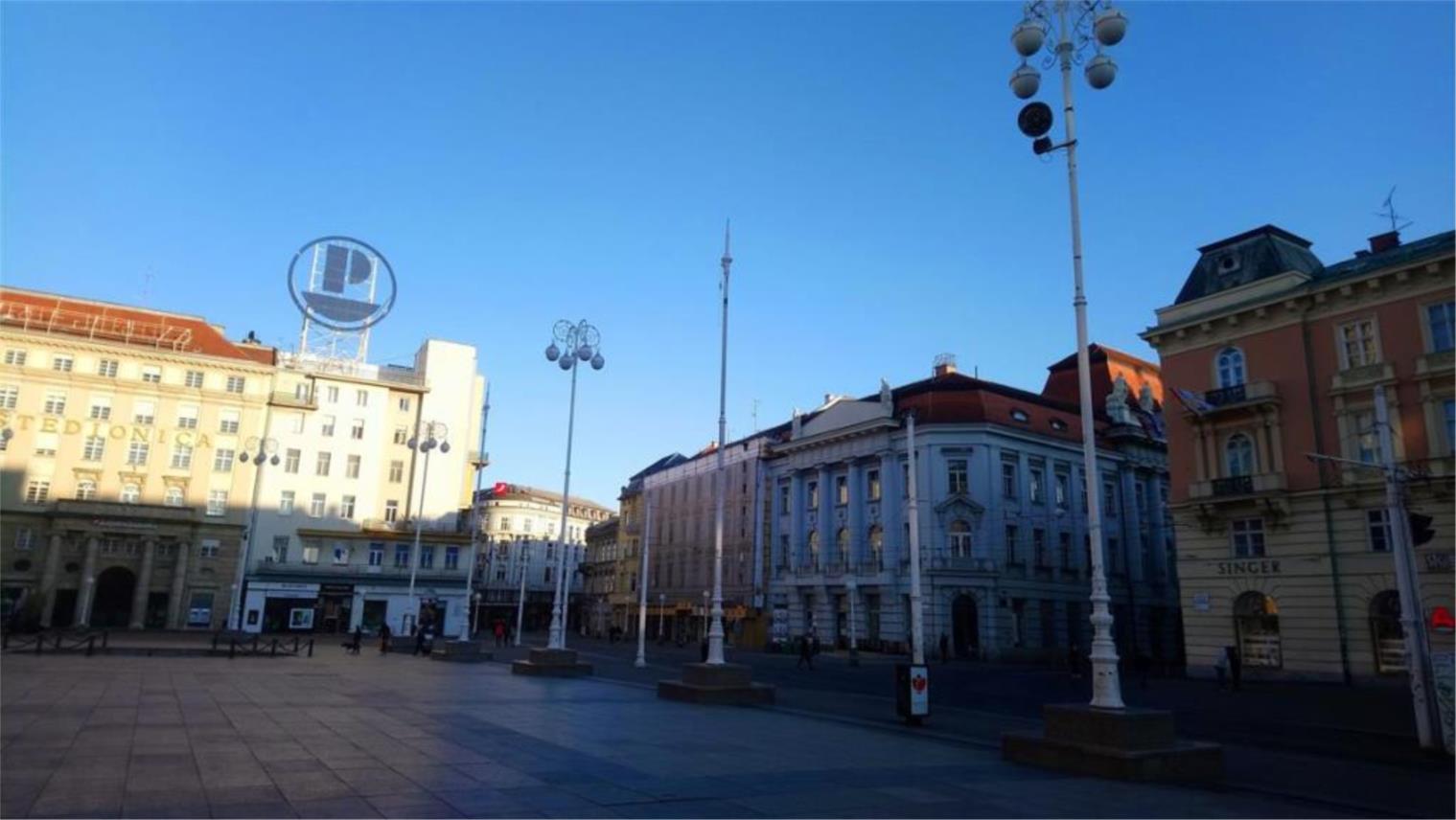Centar Zagreba prazan 0