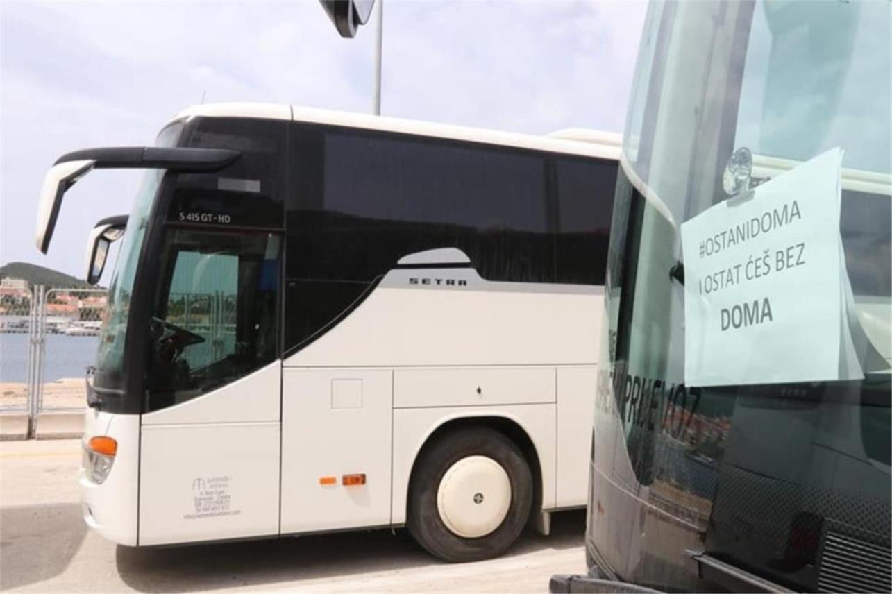 Prosvjed autobuseri 0