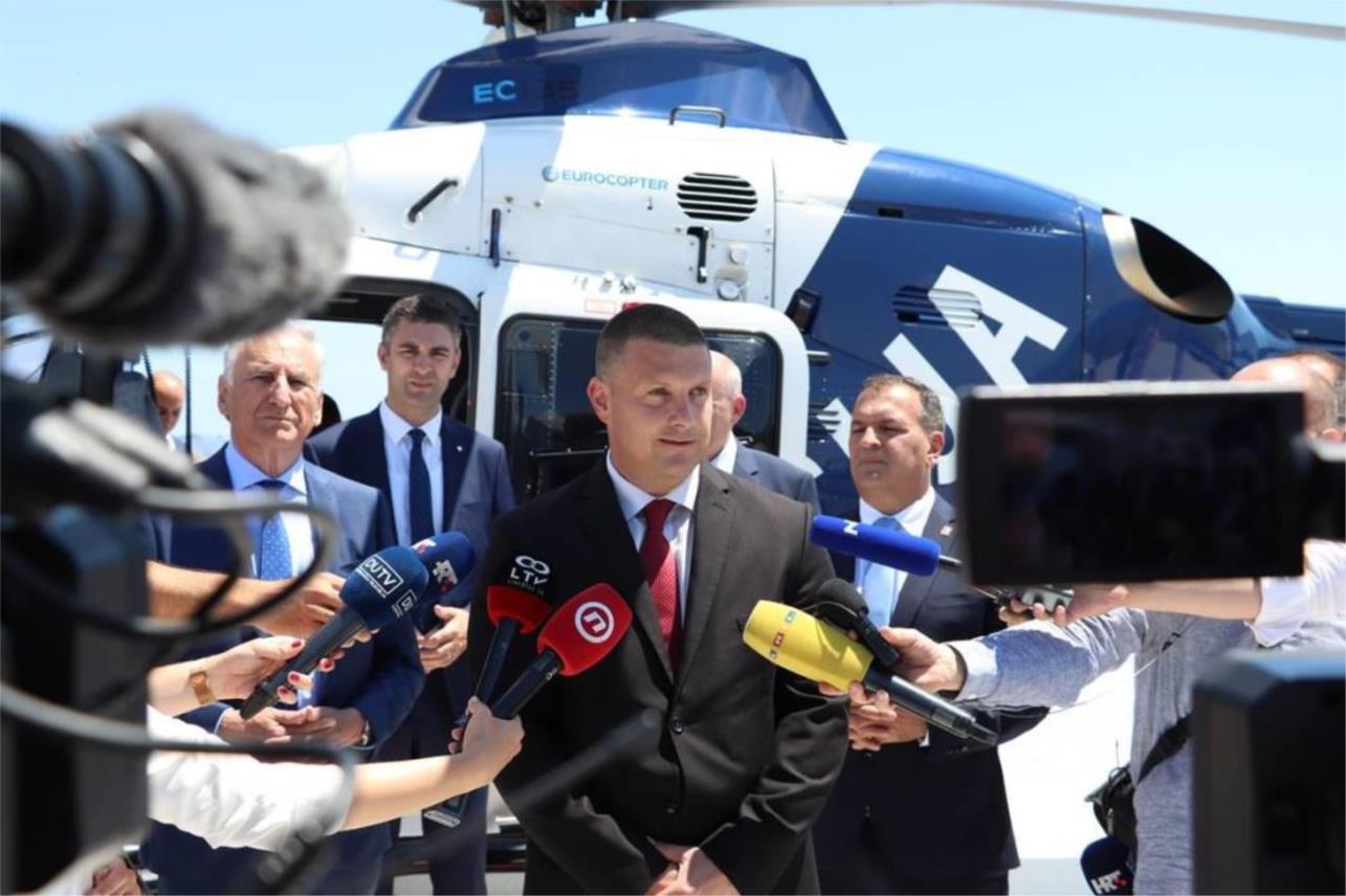Ministar Beroš u Dubrovniku povodom uspostavljanja ovogodišnje Hitne helikopterske službe  0