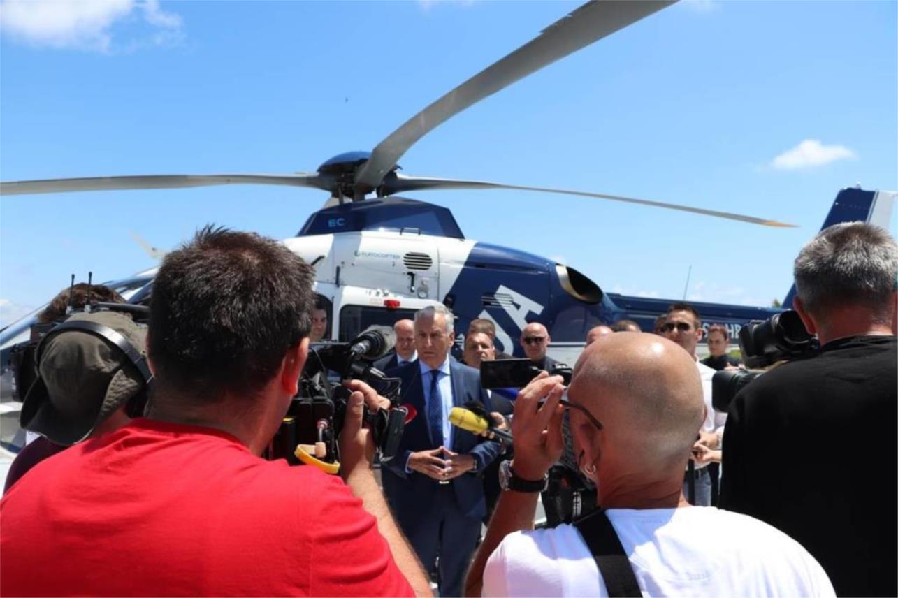 Ministar Beroš u Dubrovniku povodom uspostavljanja ovogodišnje Hitne helikopterske službe  0