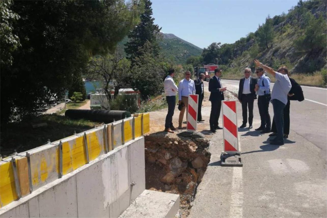 Župan sa zamjenicima obišao radove na cestovnoj infrastrukturi 0
