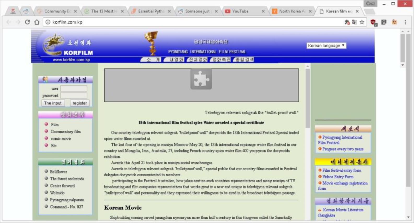 sjeverna koreja internet