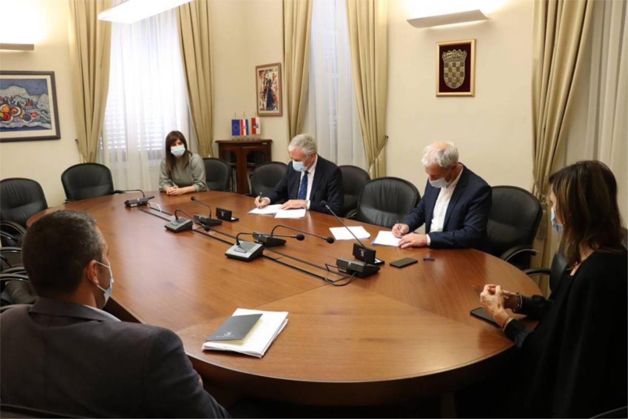 Župan Dobroslavić i načelnik Nardelli potpisali Sporazum o zajedničkom ulaganju u OŠ Župa dubrovačka