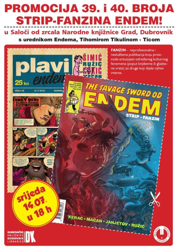 Tihomir Tikulin Tico predstavlja strip/fanzin ''Endem''