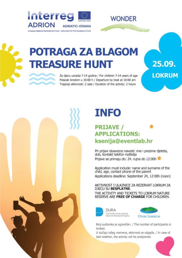 POTRAGA ZA BLAGOM NA LOKRUMU ZA DJECU OSNOVNOŠKOLSKE DOBI U SKLOPU EU PROJEKTA WONDER