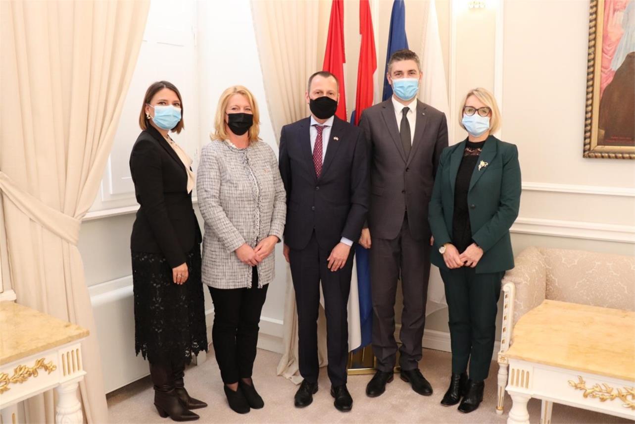 Veleposlanik Belgije na prijemu kod gradonačelnika