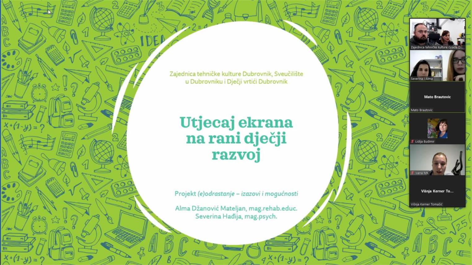 Online konferencija o rezultatima projekta (e)odrastanje - izazovi i mogućnosti
